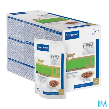Virbac Hpm Urology Cat Natvoed Zakje 12x85g 1