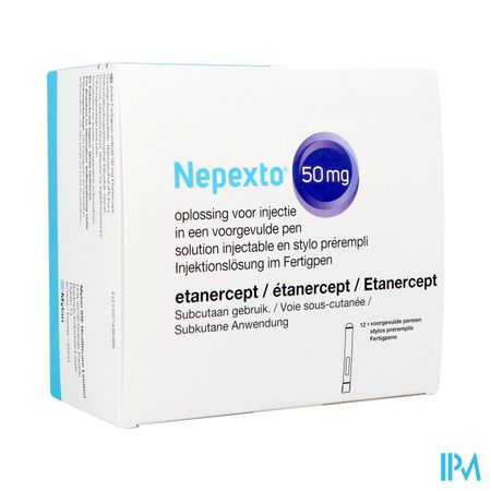 Nepexto 50mg Opl Inj Voorgevulde Pen 12