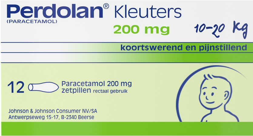 Perdolan Supp Kleut 12x200mg 3