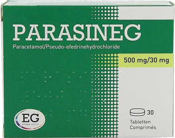 Parasineg 500Mg/30Mg Comp 30 1