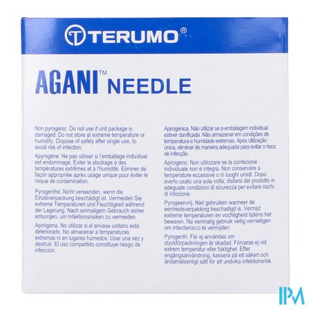Terumo Naald Agani 21g 2 Rb Groen 100 2