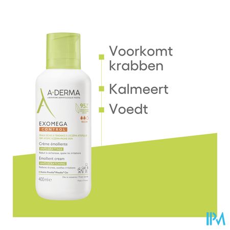 Aderma Exomega Control Creme Emolierend 400ml 8