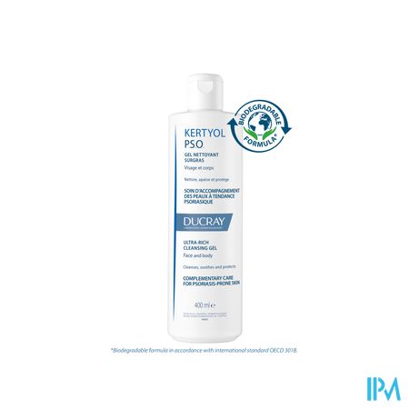 Ducray Kertyol Pso Gel Nettoyant 400ml 20