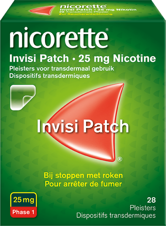 Nicorette Invisi 25mg Patch Transderm. 28 1