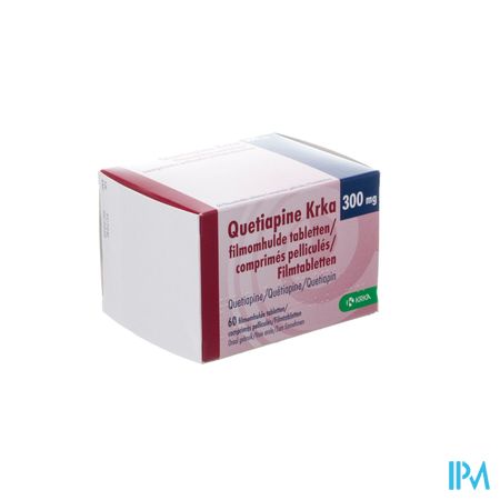 Quetiapine Krka 300mg Filmomh Tabl 60