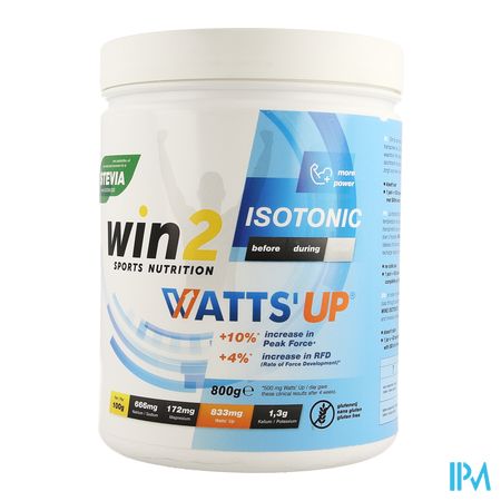 Win2 Isotonic Watts Up Pdr 800g 1