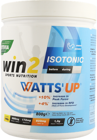 Win2 Isotonic Watts Up Pdr 800g 1