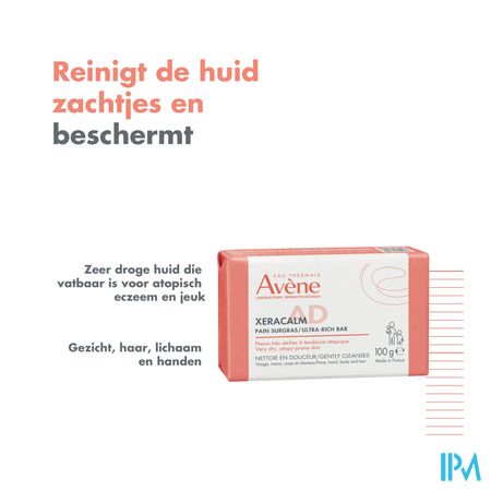 Avene Xeracalm Ad Wasstuk Overvet 100g 17