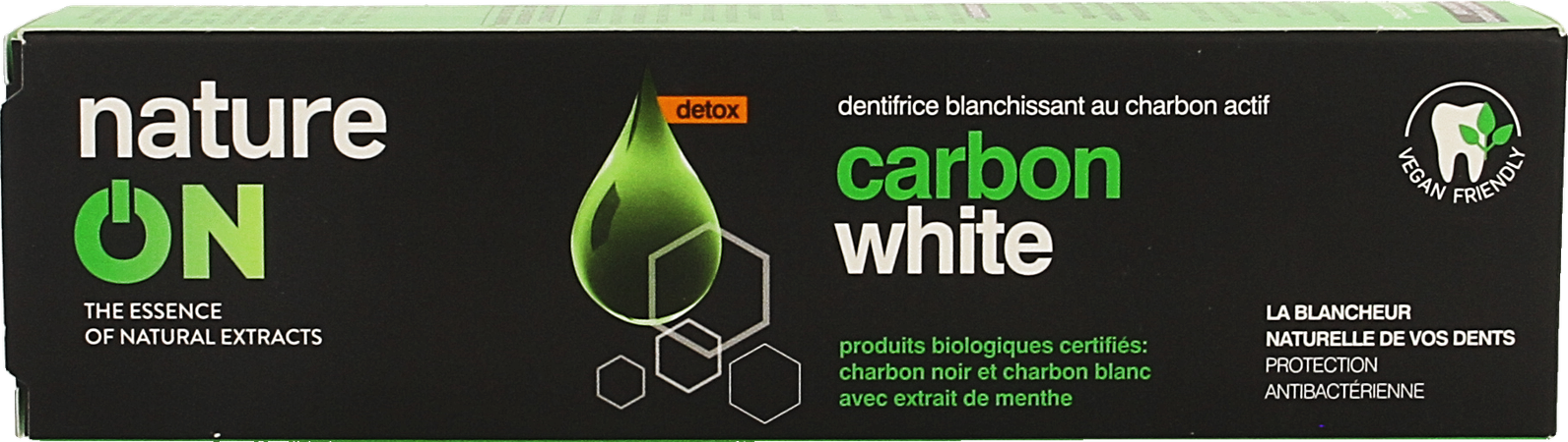 Nature On Carbon White Tandpasta 100ml 2