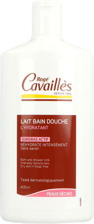 Roge Cavailles Bad-douchemelk Droge Huid 400ml 5