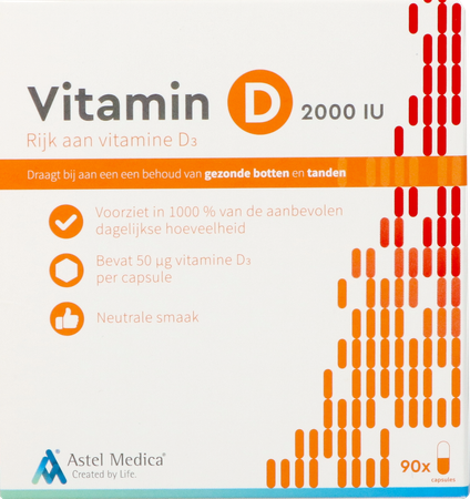Astel Vitamin D 2000iu Caps 90 8