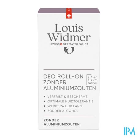 Widmer Deo Roll-on Zonder Aluminiumzouten Zonder Parfum 50ml 1