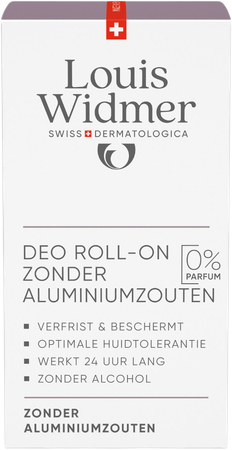 Widmer Deo Roll-on Zonder Aluminiumzouten Zonder Parfum 50ml 1