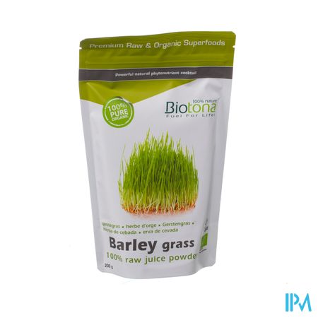 Biotona Barley Grass Raw Juice Powder 200g