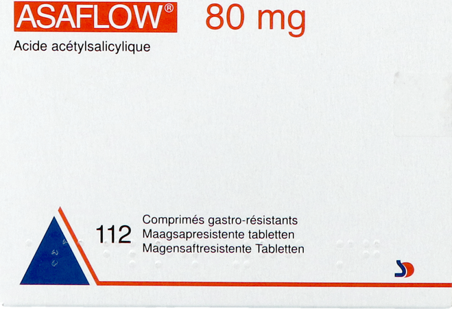 Asaflow 80mg Maagsapres Comp Bli 112x 80mg 1