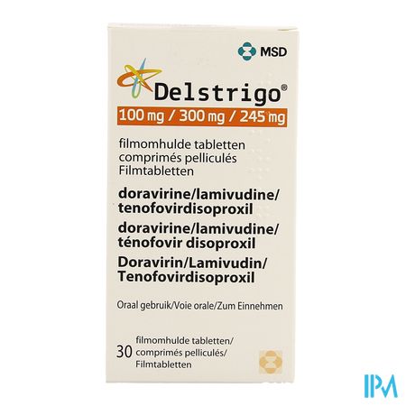 Delstrigo 100mg/300mg/245mg Comp Pell 30 1