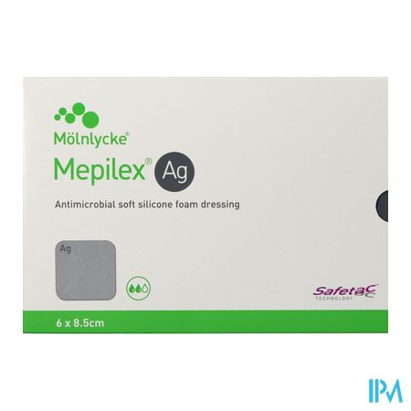 Mepilex Ag Verband Steriel 6,0x 8,5cm 5 287021 3