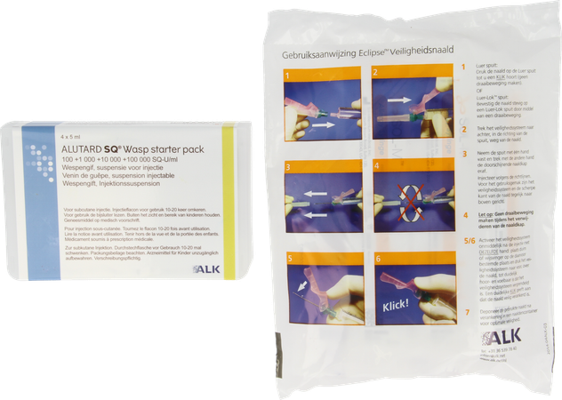 Alutard Sq Wasp Susp Inj Instel. 4x5ml 1