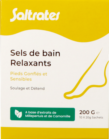 Saltrates Sels Bain Relaxants Pieds 10x20g 3