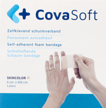 Covasoft Verband Huid 6cmx4,5m Covarmed 1