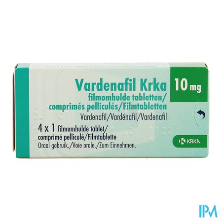 Vardenafil Krka 10mg Comp Pell 4 X 10mg 1