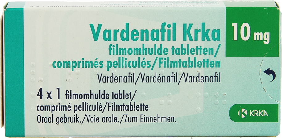 Vardenafil Krka 10mg Filmomh Tabl 4 X 10mg 1