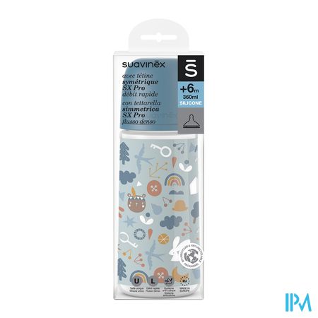 Suavinex Forest Fles Large 360ml Blue 1
