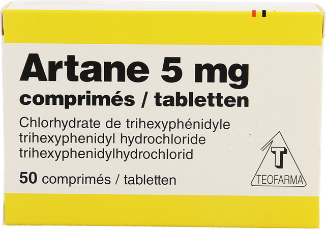 Artane 5mg Blister Comp 50 X 5mg 1
