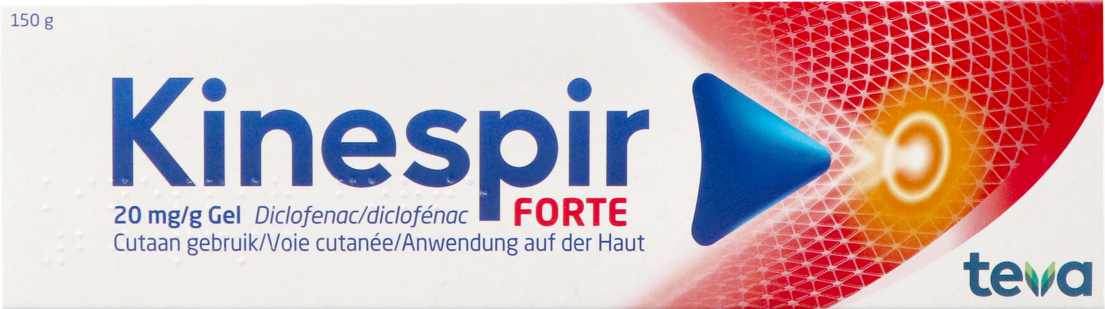 Kinespir Forte 20mg/g Gel 150g 2