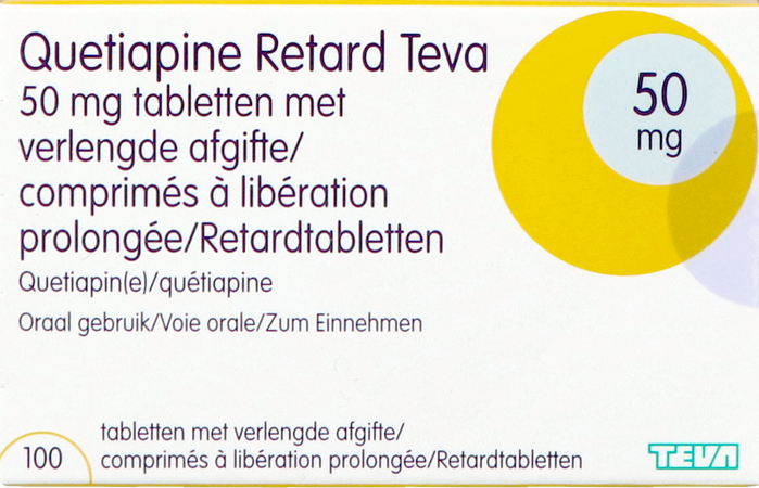 Quetiapine Retard Teva 50mg Verl.afgifte Comp 100 3
