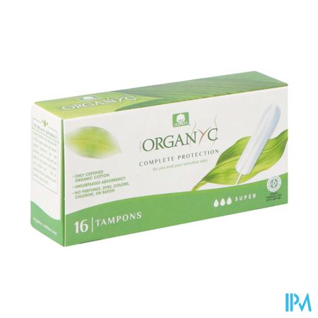 Organyc Tampon Super Coton Bio 16