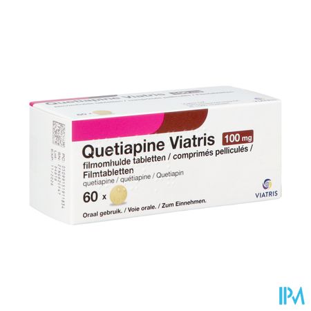 Quetiapine Viatris 100mg Filmomh Tabl 60