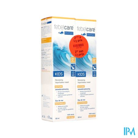 Febelcare Physio Spray Iso Kids 125ml 2e 1/2 Prix 1