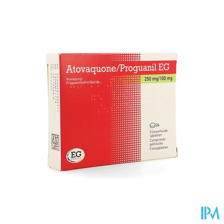 Atovaquone Proguanil EG 250Mg/100Mg Comp Pell  24