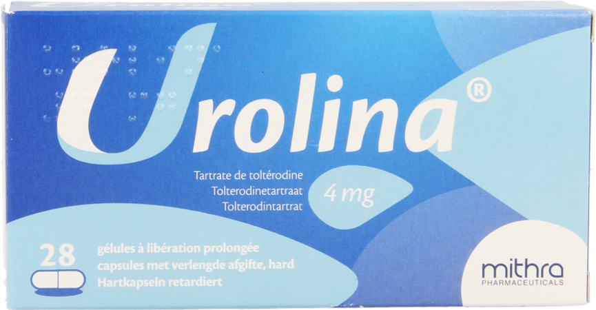 Urolina 4mg Verlengde Afgifte Harde Caps 28 X 4mg 1
