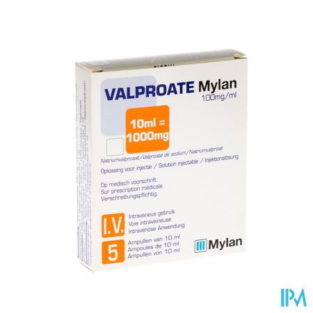 Valproate Viatris 100mg/ml Opl Inj Amp 5x10ml