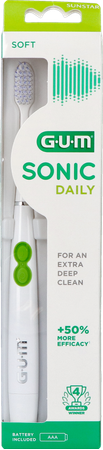Gum Sonic Daily Batterij Tandenborstel Wit 5