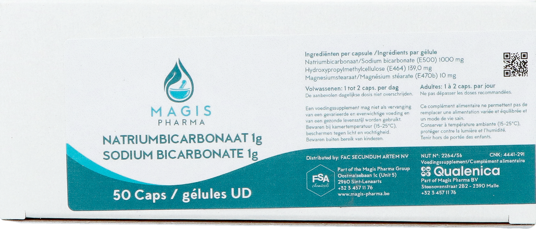 Natriumbicarbonaat 1g Comp 50 Magis 1