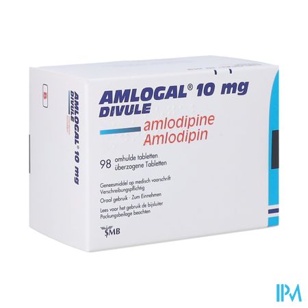 Amlogal Divule 10mg Comp Enrob 98 X 10mg
