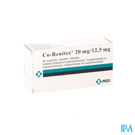 Co Renitec Comp 98 X 20mg/12,5mg 2