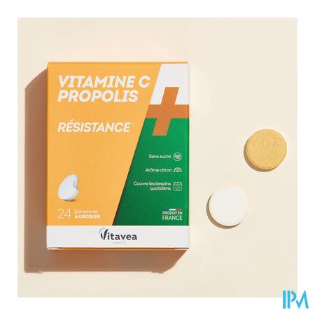 Vitamine C+propolis Comp A Croquer Tube 2x12 4
