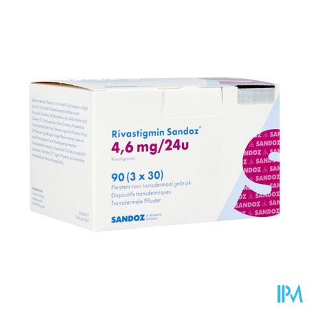 Rivastigmin Sandoz 4,6mg/24u Pleister Transd. 90