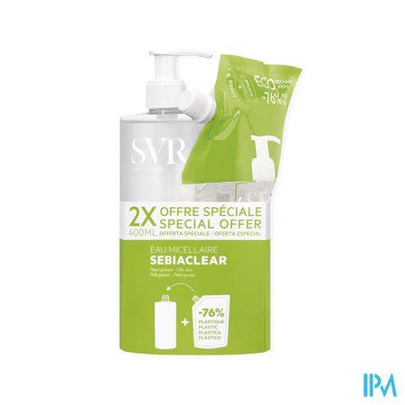 Svr Sebiaclear Micellair Water 400ml +navul. 400ml