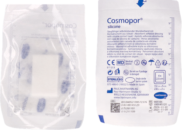 Cosmopor Silicone 7,2x 5cm 10 2