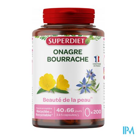 Superdiet Onagre Bourrache Caps 200 3