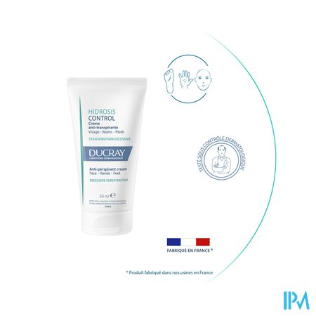 Ducray Hidrosis Control Creme 50ml Nf 8