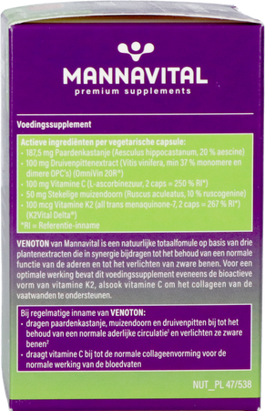 Mannavital Venoton V-caps 60 5
