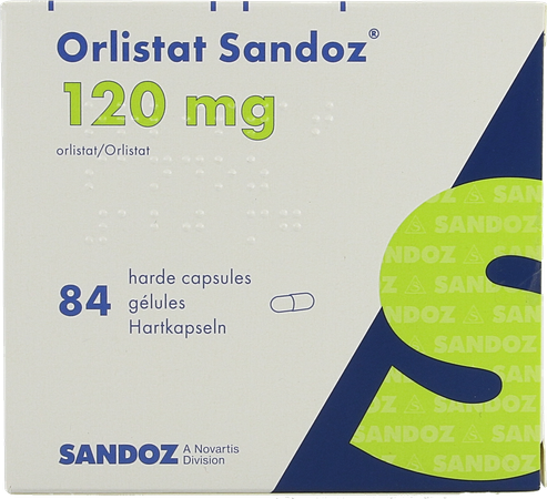 Orlistat Sandoz Harde Caps 84 X120 mg 3