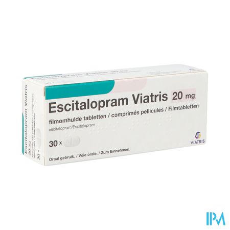 Escitalopram Viatris 20mg Filmomh Tabl 30