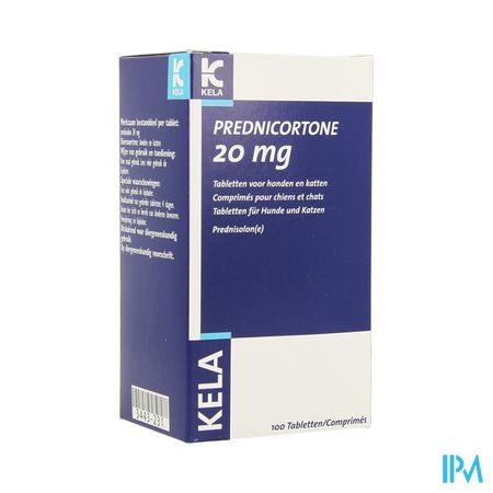 Prednicortone 20mg Comp Hond Kat 100 1